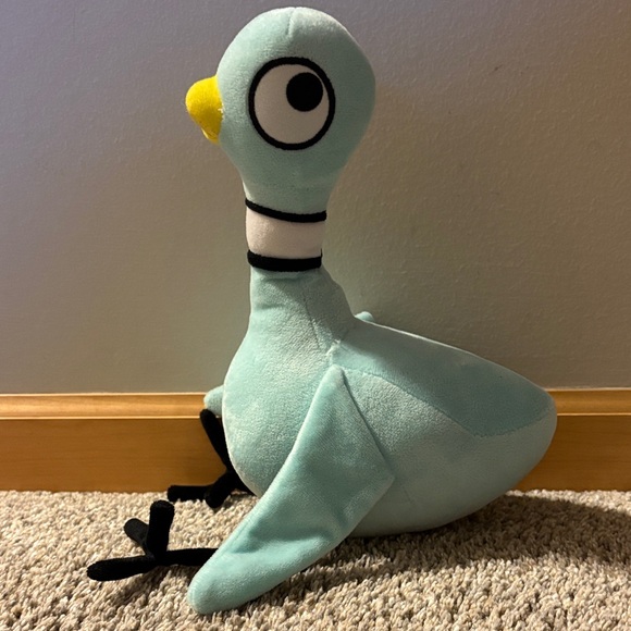 Blue Plush “Don’t Let The Pigeon Drive the Bus” Toy - Picture 2 of 3